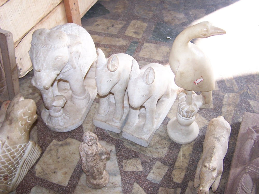 Image of Carved marble Elephant