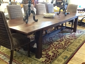 Image of Oak Refectory Dining Table Large