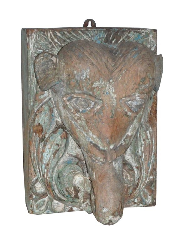 Image of Elephant wall bracket antique