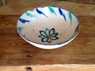 Image of Spanish Grenada pottery bowl