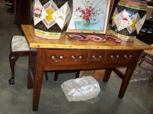 Image of Oak & Poplar Serving table