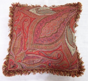 Image of Kashmiri paisley cushion