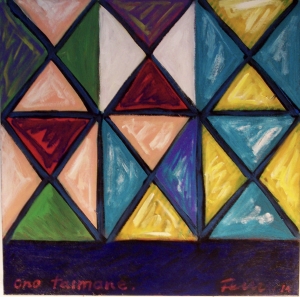 Image of Fatu Feu'u Oil on Canvas titled Ono Taimane 2014