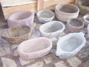Image of Old Temple Offering Bowls - Small