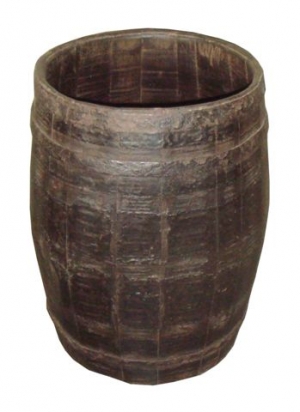 Image of Cooped wooden barrel