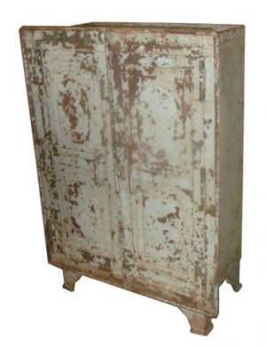 Image of Old Industrial metal cupboard