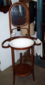 Image of Bentwood Washstand and Mirror